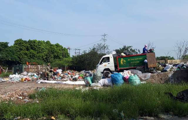 Huyện Thường Tín, Hà Nội: Cần di dời điểm tập kết rác thải gây ô nhiễm môi trường