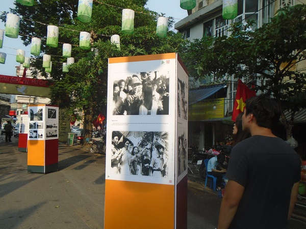 Những hỉnh ảnh về Hà Nội được tái hiện trên phố phường Hà Nội