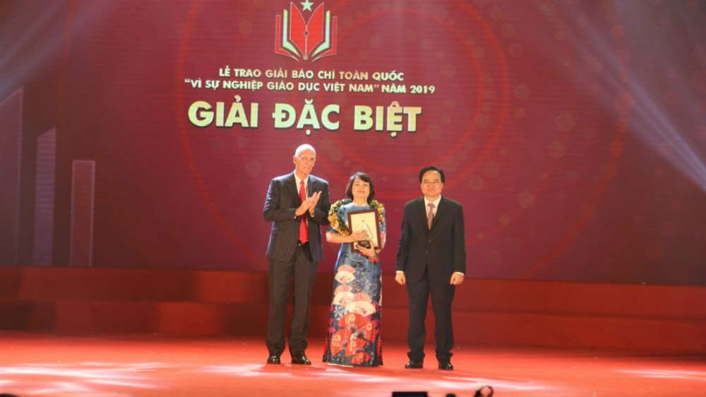 Trao giải báo chí “Vì sự nghiệp Giáo dục Việt Nam” năm 2019
