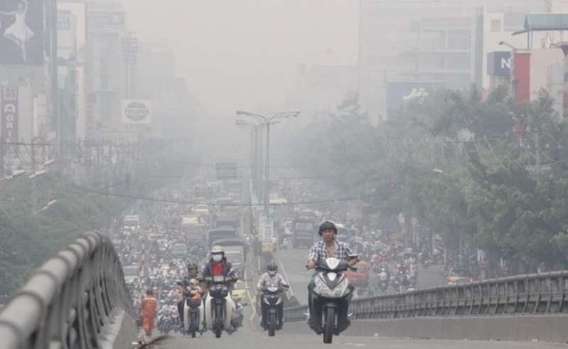 Chất lượng không khí đô thị diễn biến xấu trong 2 tháng đầu năm