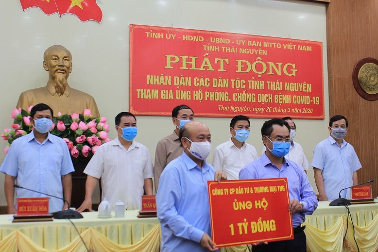 Thái Nguyên: Hơn 16 tỷ đồng ủng hộ phòng, chống dịch Covid-19