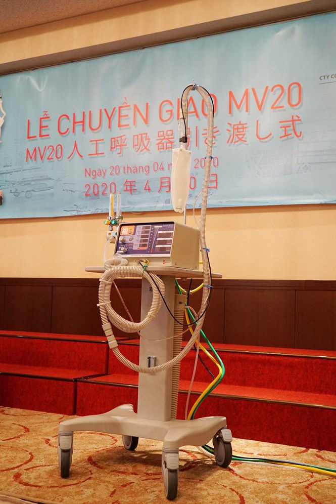 Dòng máy thở MV20 dành riêng trong điều trị COVID-19 được sản xuất cho Việt Nam