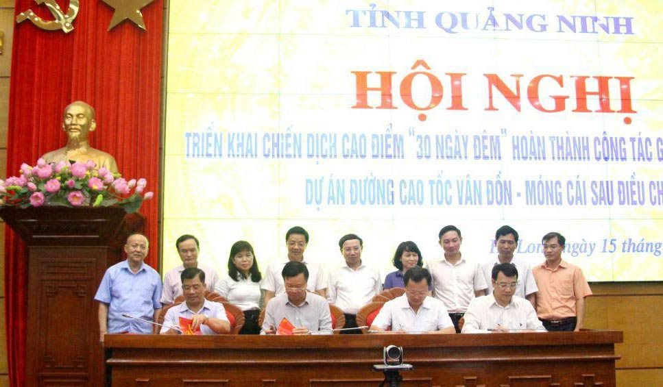 Quảng Ninh: Phát động chiến dịch "30 ngày đêm" GPMB cao tốc Vân Đồn - Móng Cái 