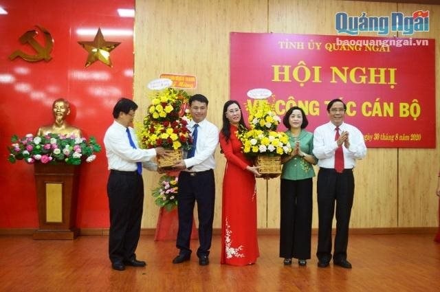 Công bố Quyết định chuẩn y Bí thư Tỉnh uỷ, chỉ định Phó Bí thư Tỉnh uỷ Quảng Ngãi