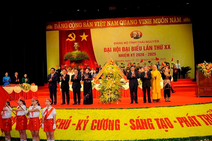 Thái Nguyên: Khai mạc Đại hội Đảng bộ tỉnh lần thứ XX, nhiệm kỳ 2020-2025