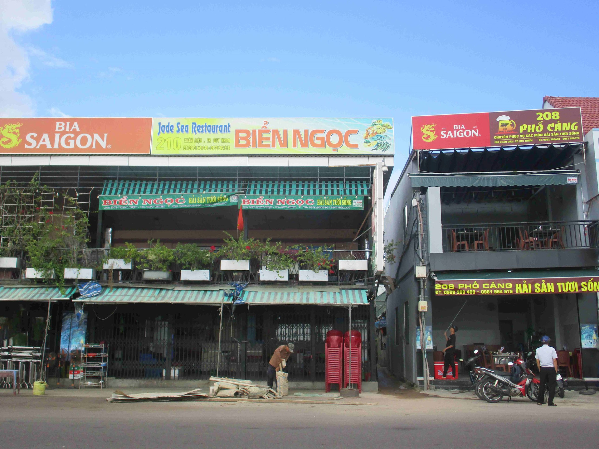 Bình Định: Nhà hàng Biển Ngọc bất ngờ mọc lên trong dự án thông tuyến đường Lê Hồng Phong 