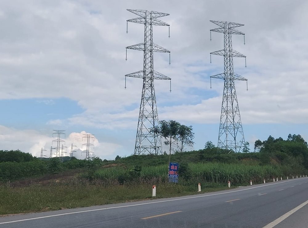 Nghệ An: Chậm giao mặt bằng cho dự án đường dây 500KV đấu nối Nhà máy nhiệt điện Nghi Sơn 2