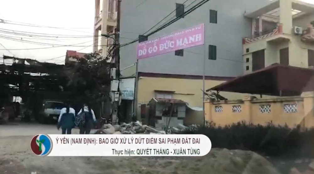  UBND tỉnh Nam Định chỉ đạo xử lý nghiêm vi phạm đất đai theo phản ánh của Báo TN&MT