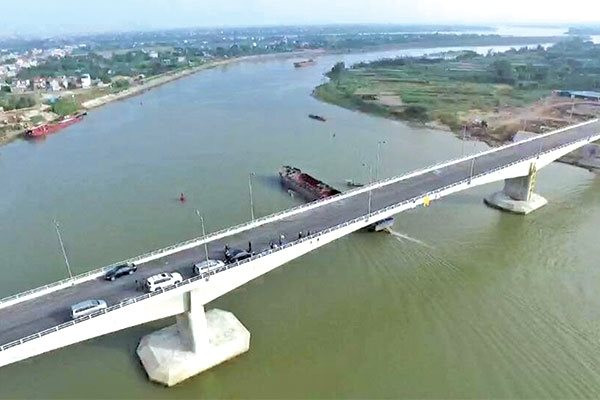 Cầu Tân Phong - Nam Định hoàn thành và đưa vào khai thác