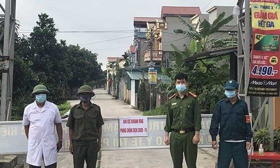 Huyện Bình Giang tiến hành cách ly y tế xóm 5, thôn Bì Đổ 