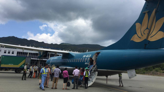 bộ gtvt tạm dừng các chuyến bay chở khách đến côn Đảo