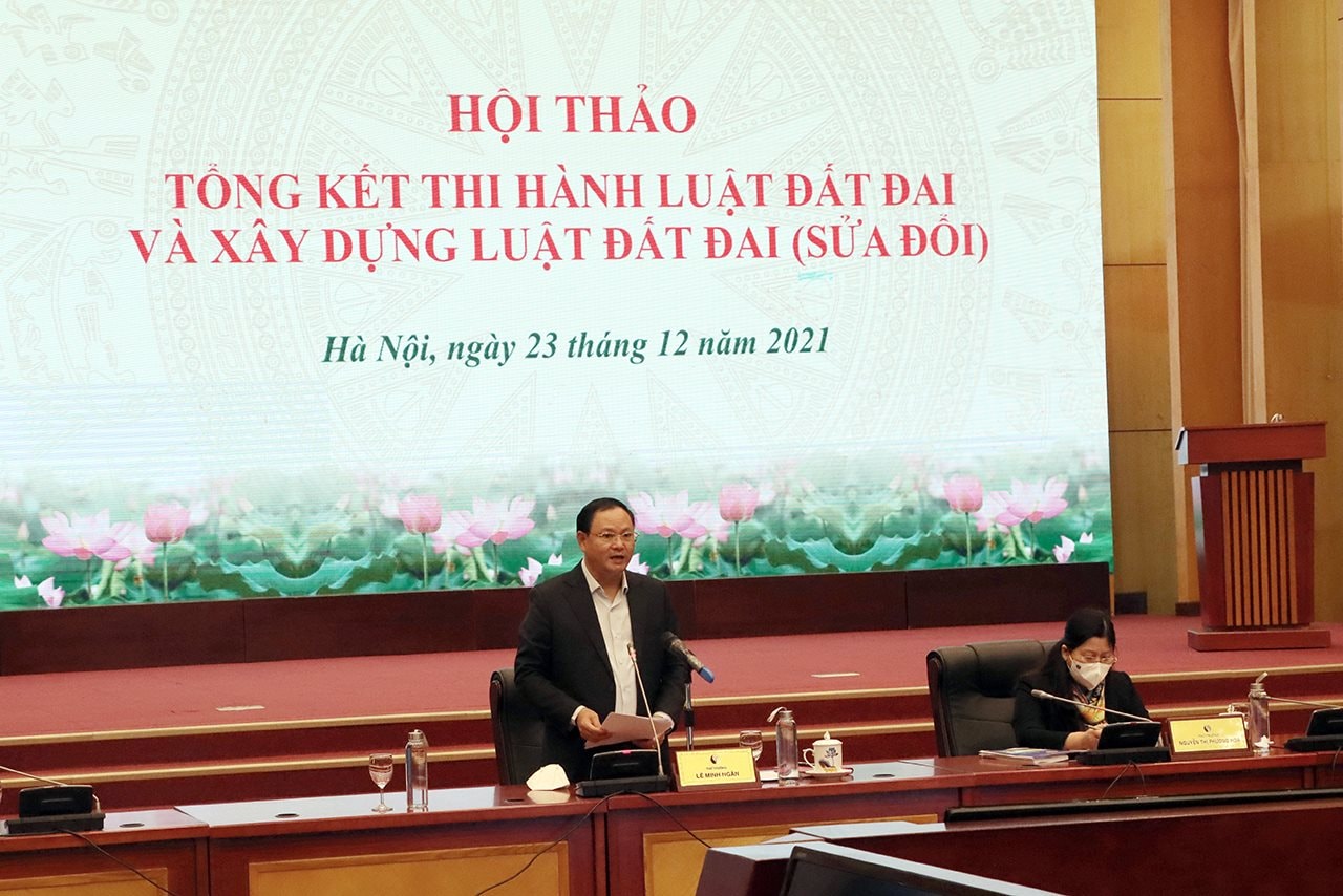Lấy ý kiến các tỉnh, thành khu vực miền Bắc về xây dựng Luật Đất đai sửa đổi