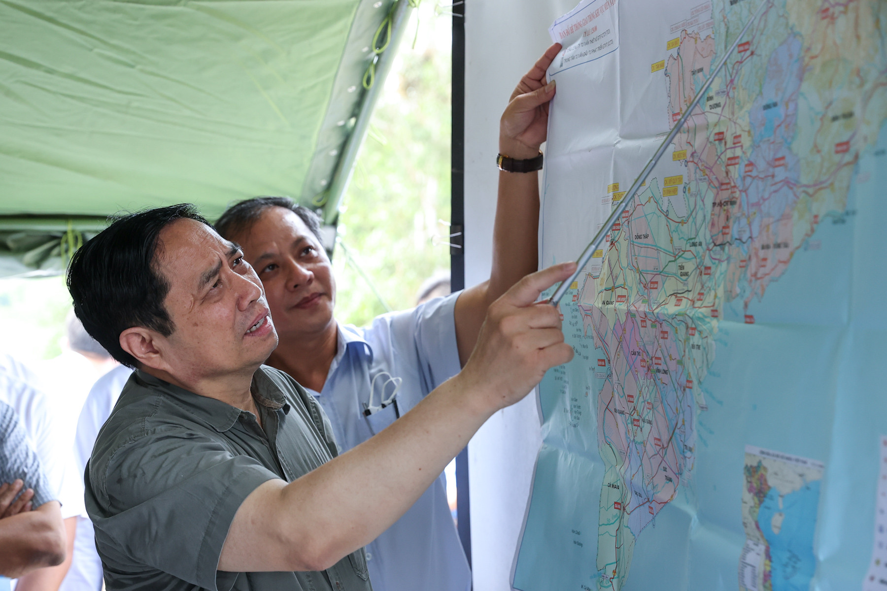 Chùm Ảnh: Thủ tướng khảo sát thực địa tại khu vực suối Mã Đà nằm giữa Bình Phước và Đồng Nai - Ảnh 1.