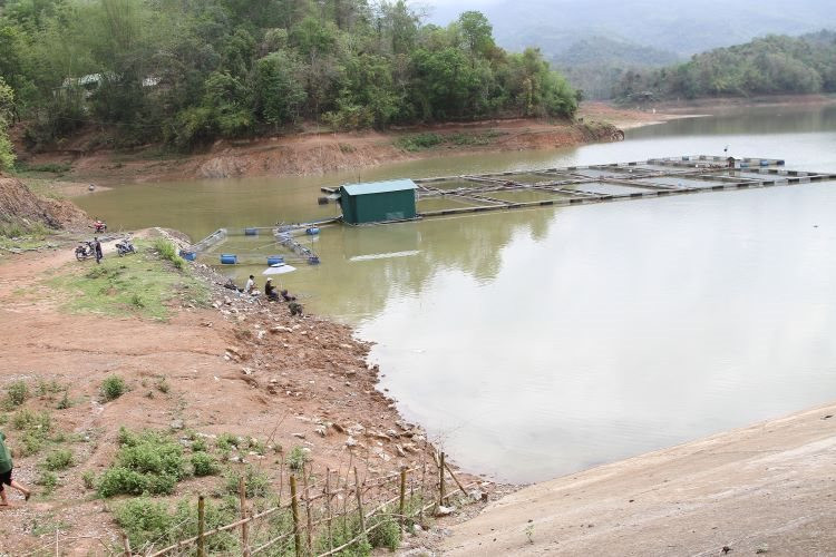 Điện Biên lượng mưa giảm một số hồ cạn đến mực nước chết