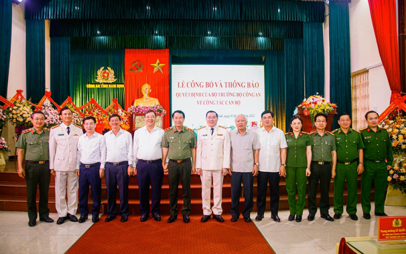 Bổ nhiệm lãnh đạo Cục C04, tân Giám đốc Công an Nam Định - Ảnh 3.