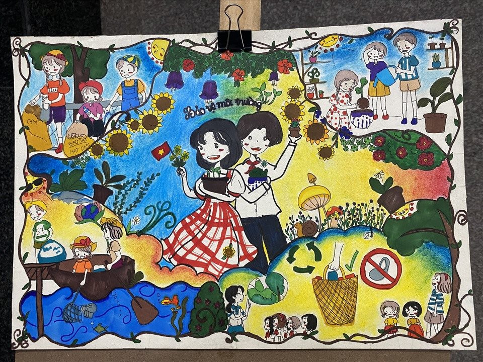 Hơn 3.000 Học Sinh Trên Cả Nước Vẽ Tranh Trồng Rừng Cùng Panasonic