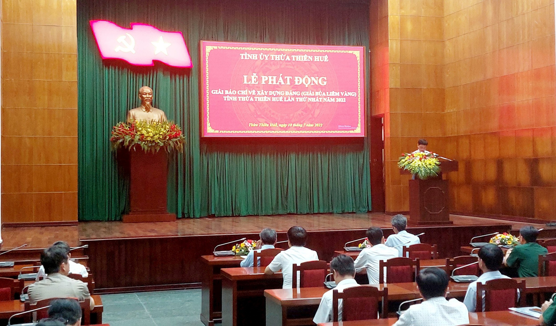 Thừa Thiên – Huế phát động giải báo chí về xây dựng Đảng (giải búa liềm vàng) năm 2022