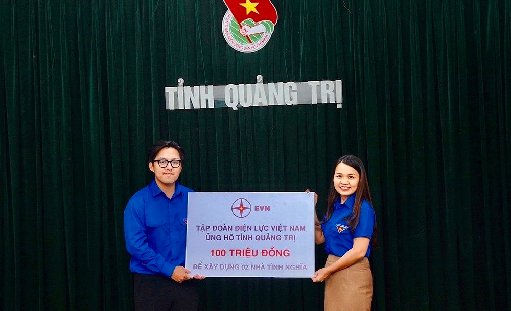 EVN: Ủng hộ 100 triệu đồng xây nhà tình nghĩa tại tỉnh Quảng Trị