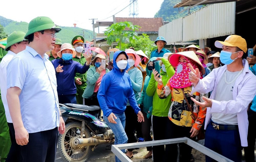 Vụ sụt lún tại huyện Quỳ Hợp (Nghệ An): Phải thống nhất phương án hỗ trợ hoàn thành trước ngày 31/8