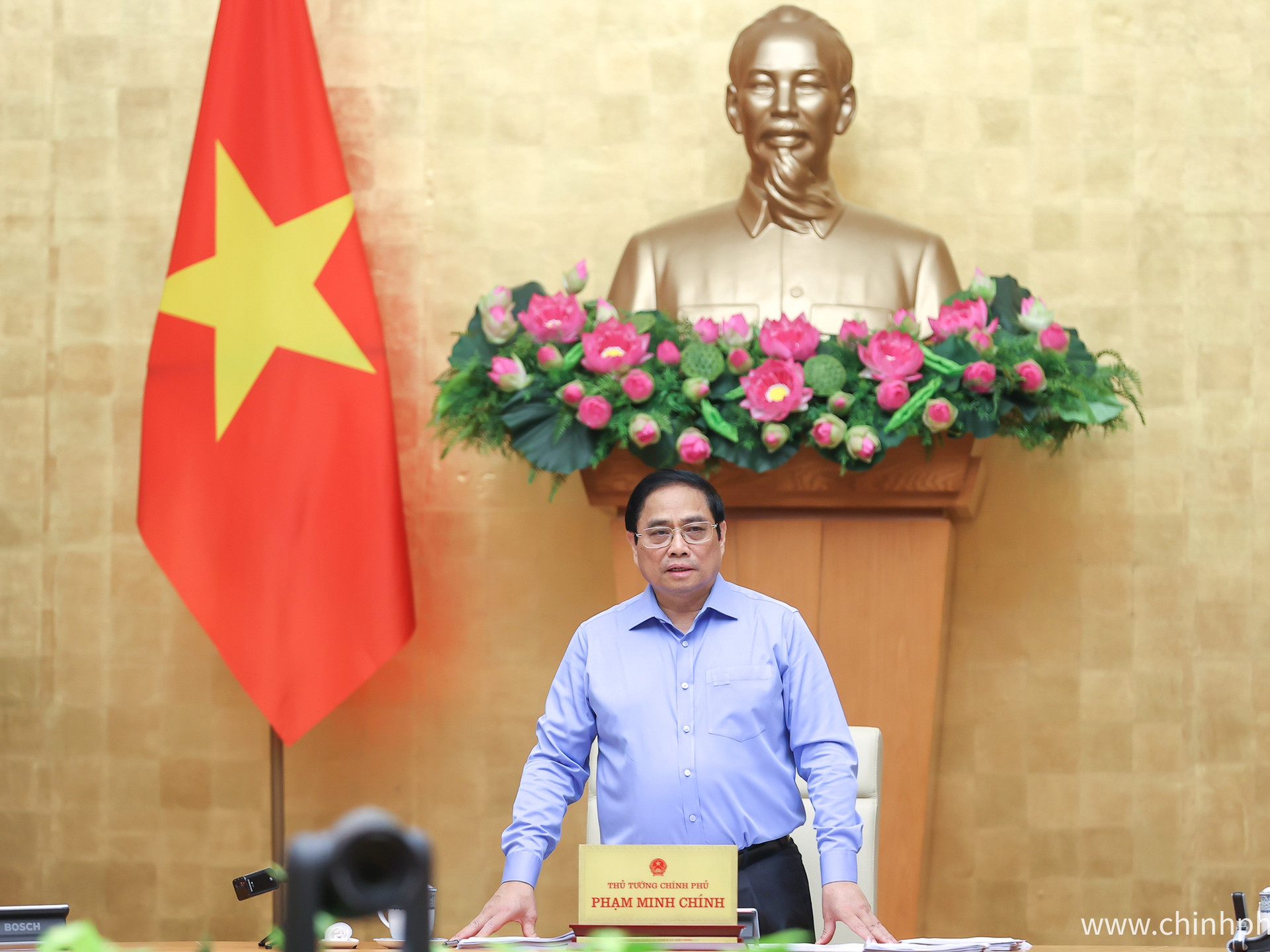 Thủ tướng Phạm Minh Chính chủ trì phiên họp Chính phủ thường kỳ tháng 8 - Ảnh 1.