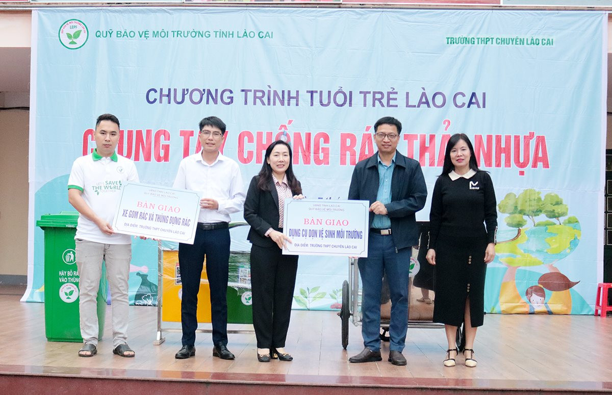 Lào Cai: Hơn 1000 học sinh được tuyên truyền phòng chống rác thải nhựa