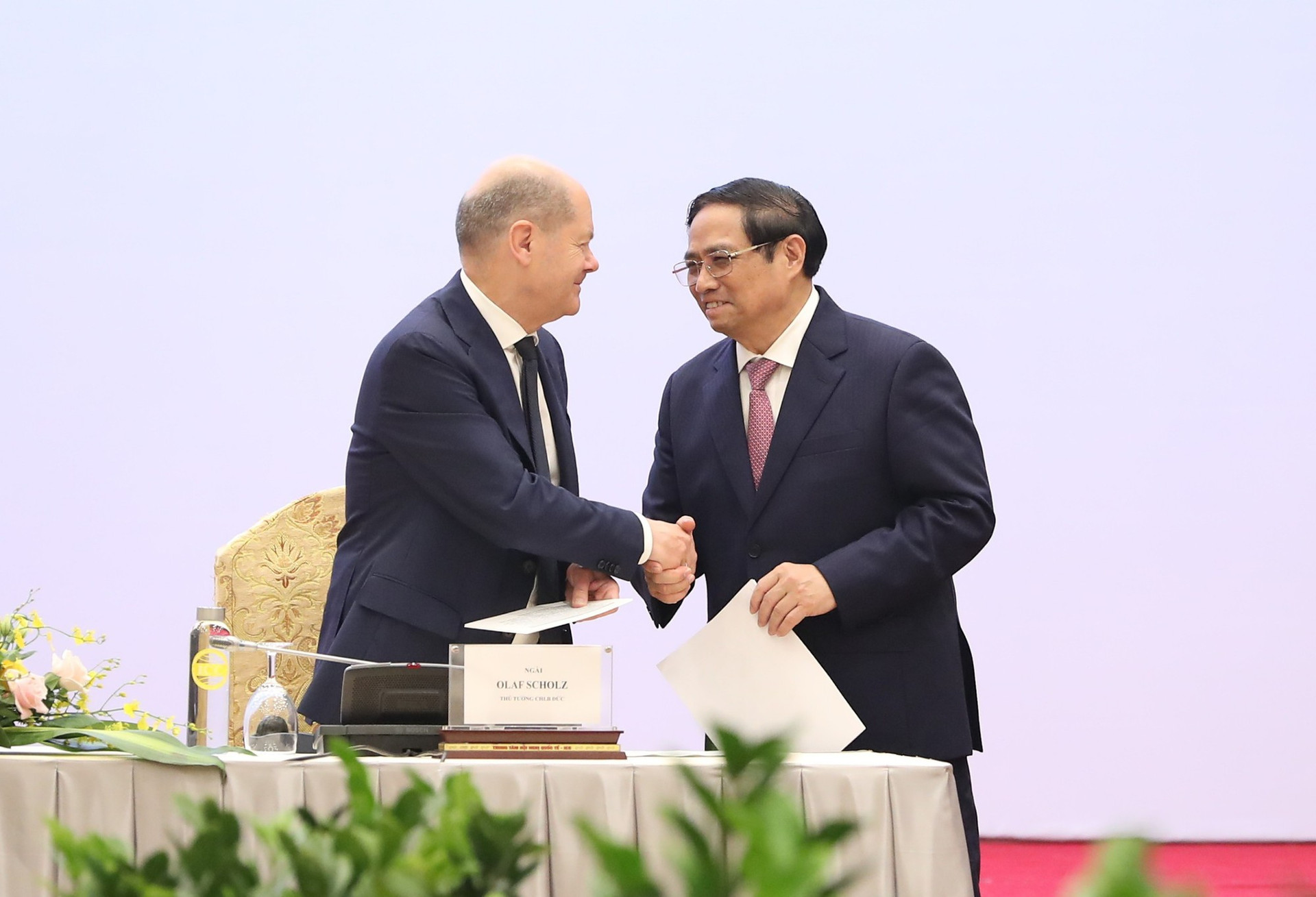 Thủ tướng Phạm Minh Chính: Hợp tác đầu tư – thương mại sẽ tiếp tục là trụ cột quan trọng trong quan hệ Việt Nam-Đức - Ảnh 4.