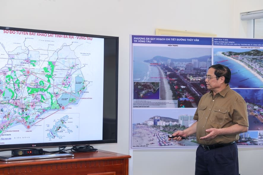 Thủ tướng khảo sát quy hoạch các dự án lớn của Bà Rịa-Vũng Tàu - Ảnh 4.