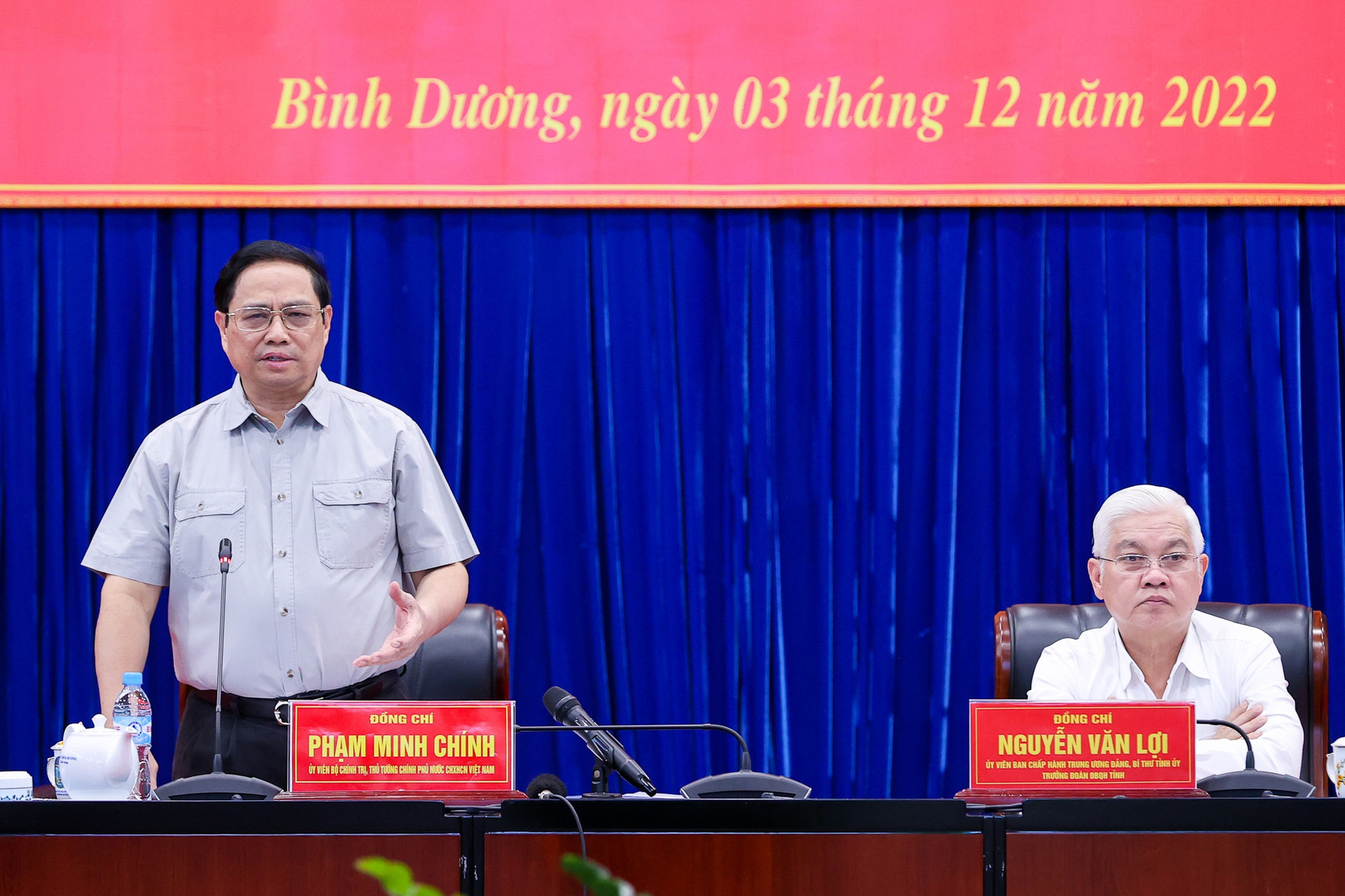 Thủ tướng Phạm Minh Chính làm việc với Ban Thường vụ Tỉnh ủy Bình Dương - Ảnh 3.