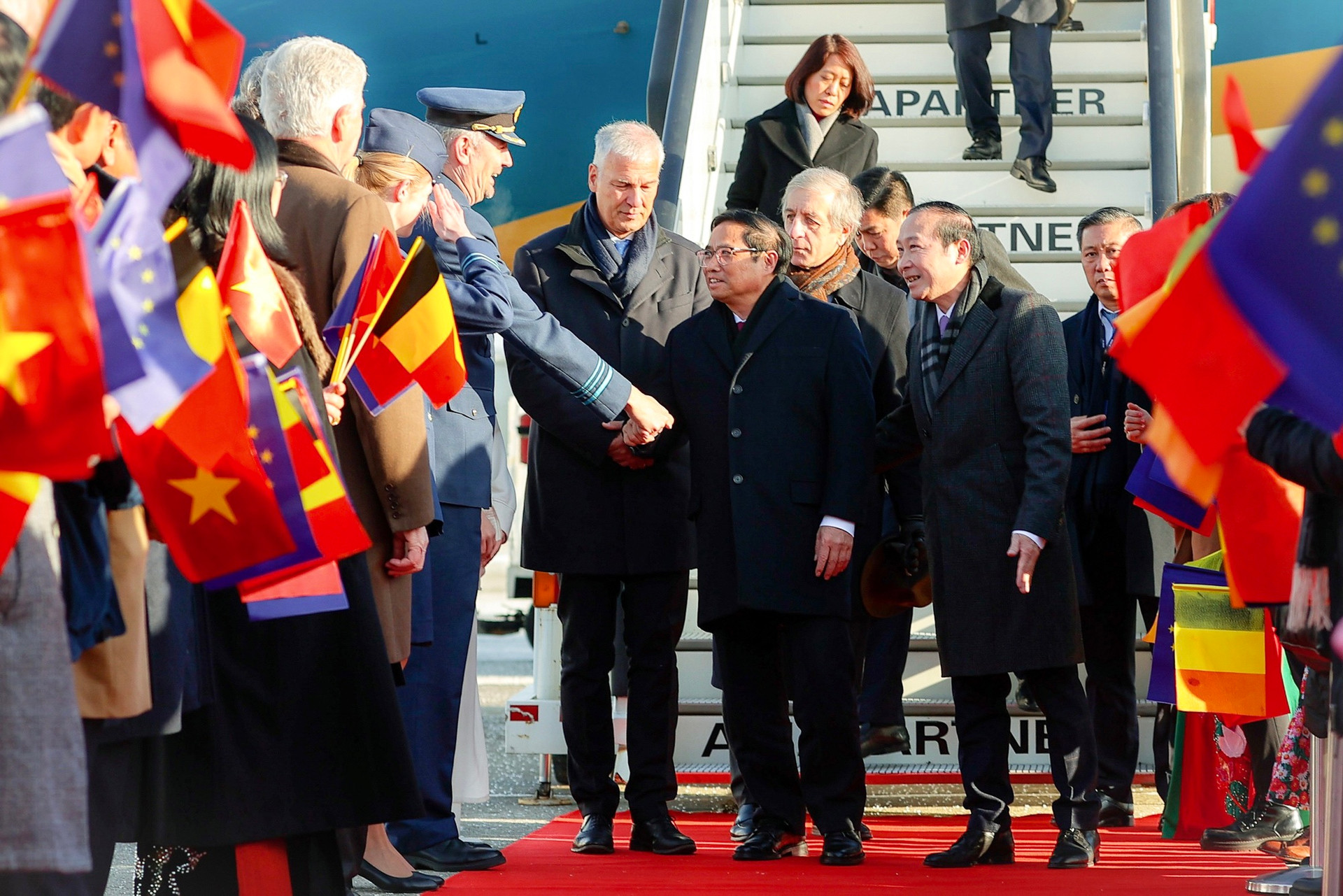 Thủ tướng bắt đầu chuyến thăm chính thức Vương quốc Bỉ và tham dự Hội nghị cấp cao ASEAN-EU - Ảnh 4.