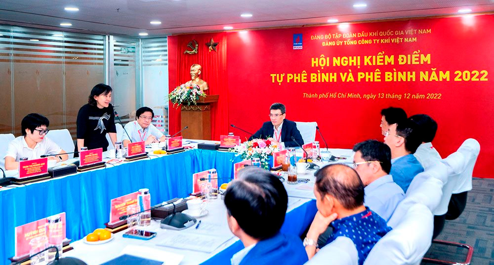 Đảng uỷ Tổng công ty Khí Việt Nam tổ chức Hội nghị kiểm điểm, tự phê bình và phê bình năm 2022