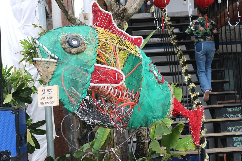 Quảng Nam: Ấn tượng Festival Nghệ thuật sắp đặt Môi trường biển Hội An 2022