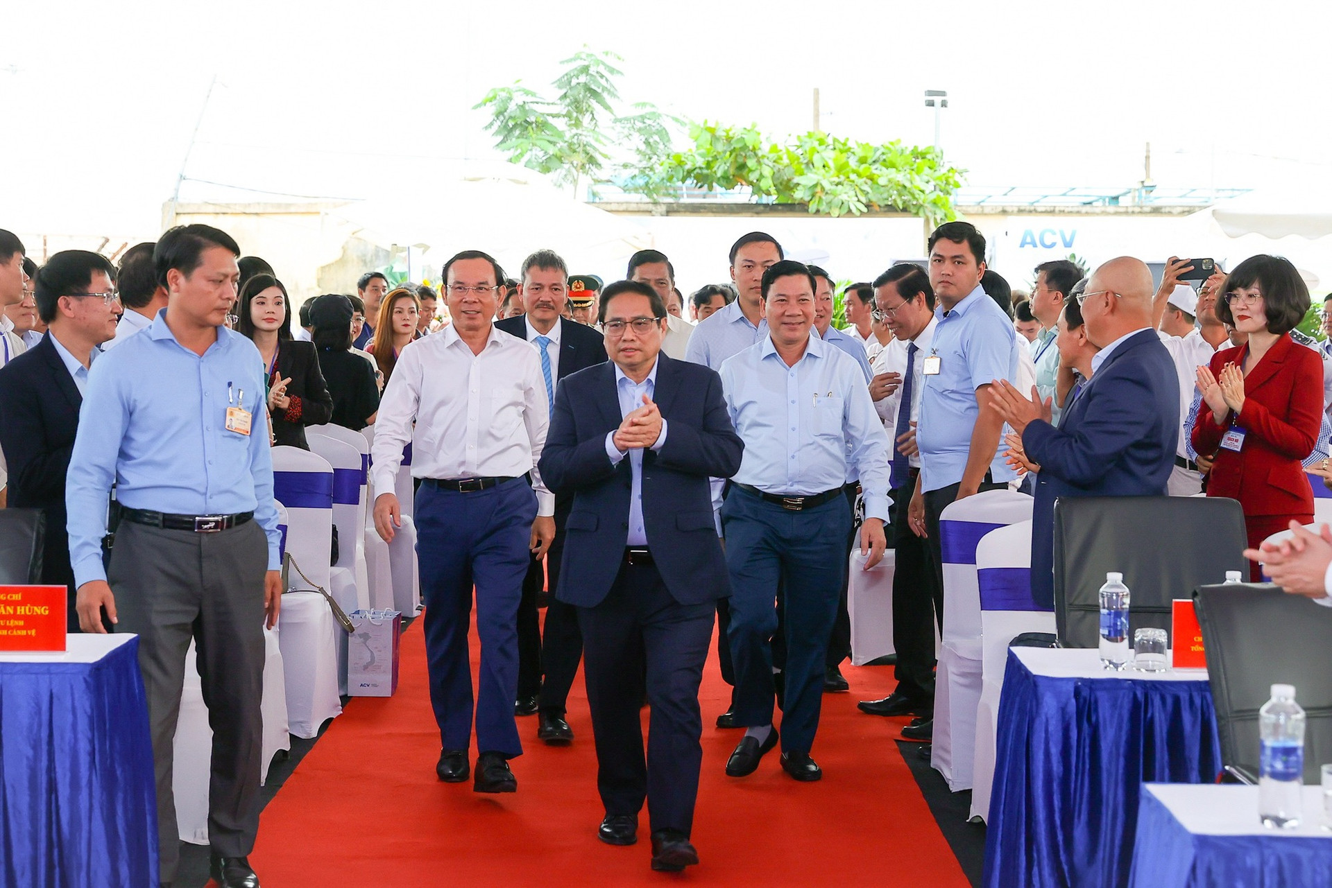 Thủ tướng Phạm Minh Chính dự lễ khởi công Nhà ga T3 sân bay Tân Sơn Nhất - Ảnh 3.