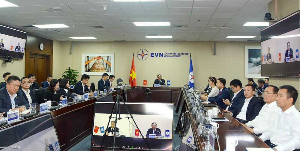 EVN và Công ty TNHH Lưới điện Phương Nam Trung Quốc (CSG) trao đổi định hướng hợp tác năm 2023