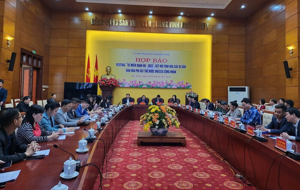 Bắc Ninh tổ chức họp báo Festival “Về miền Quan họ - 2023”
