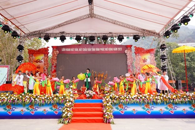 Bắc Giang giành giải A Liên hoan hát Văn, hát Chầu văn tỉnh Vĩnh Phúc mở rộng Xuân Quý Mão 2023.