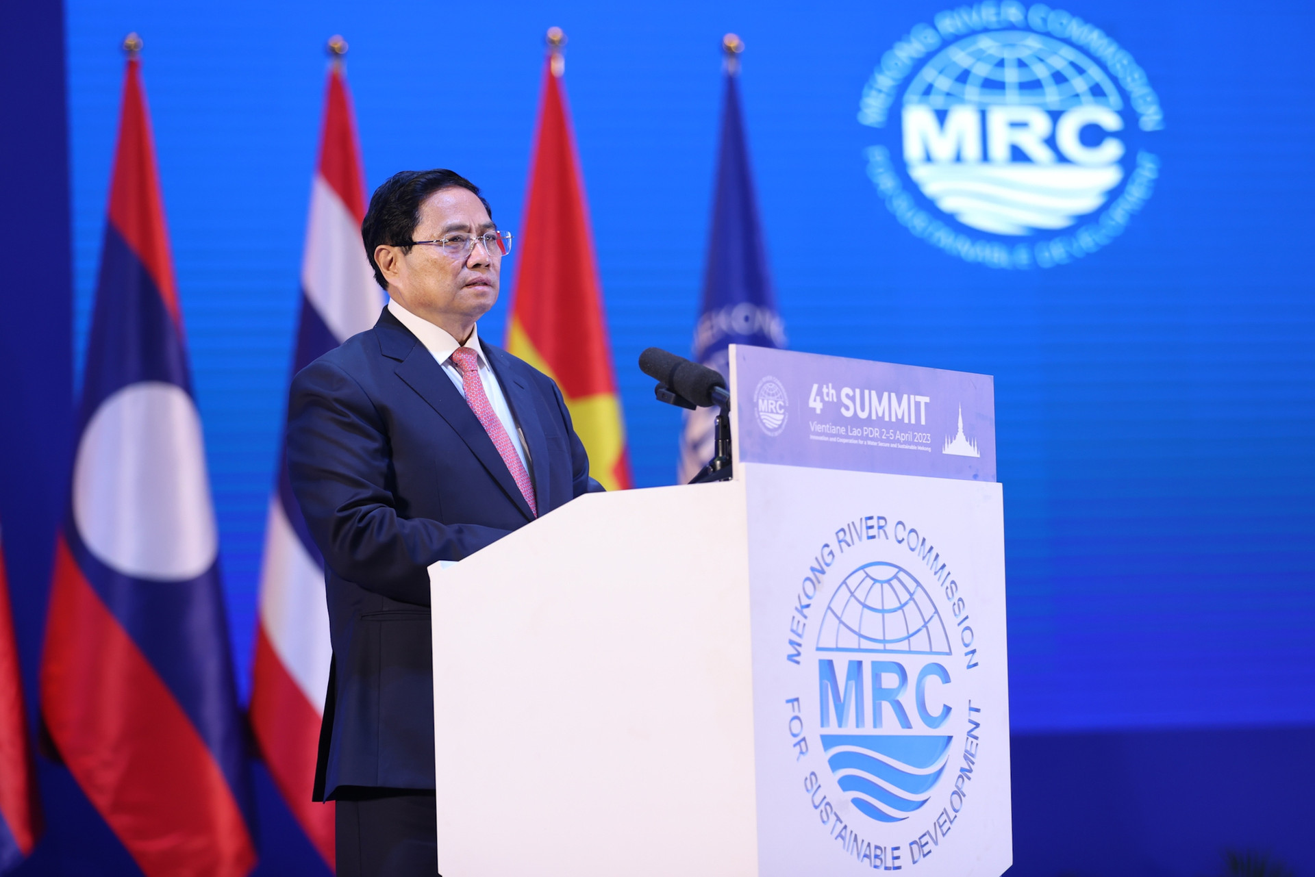 Thủ tướng Phạm Minh Chính: Phải có những bước đi đột phá trước thách thức chưa từng có với lưu vực Mekong - Ảnh 1.