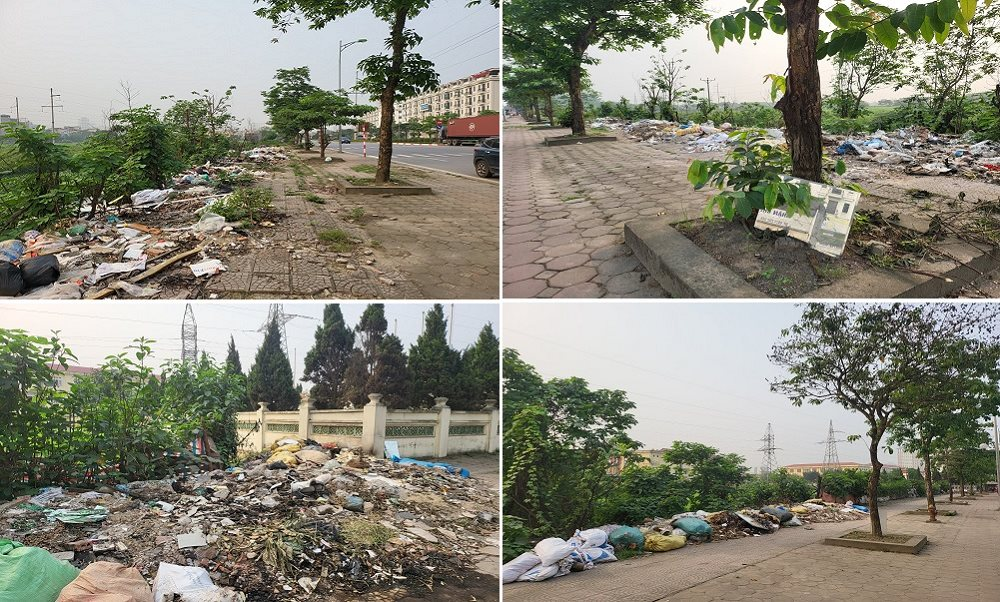 Hà Nội: Rác thải bừa bãi trên tuyến phố Phúc La