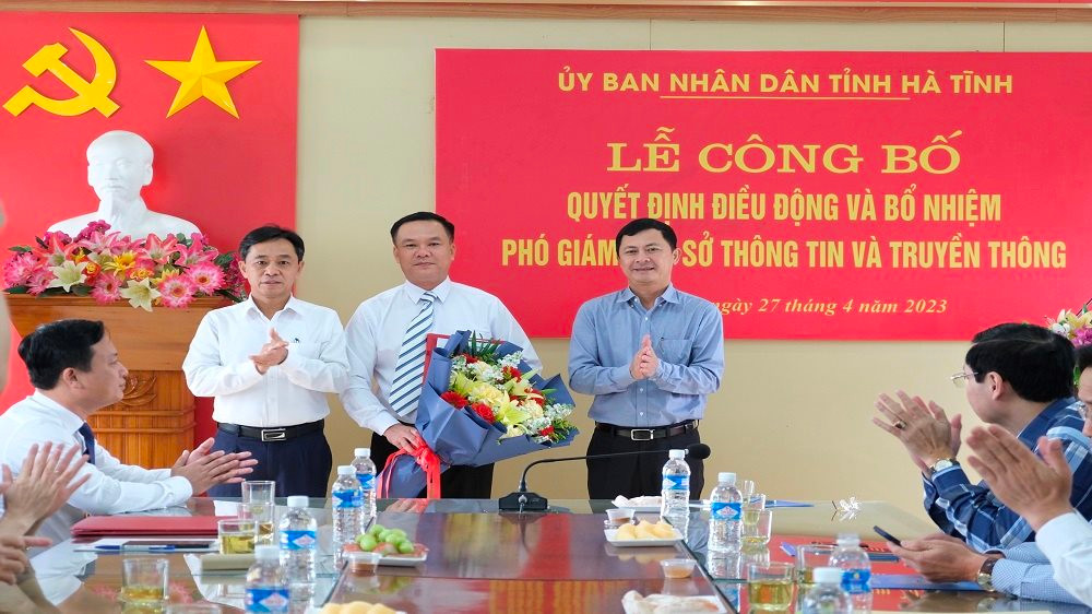 Hà Tĩnh bổ nhiệm Phó Giám đốc Sở Thông tin và Truyền thông