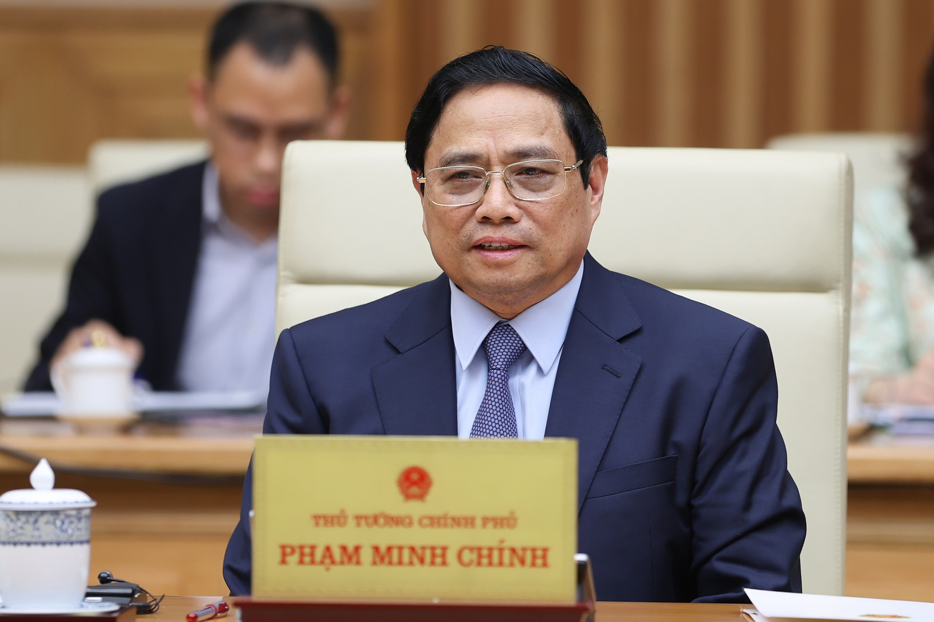 Thủ tướng Phạm Minh Chính tiếp Chủ tịch Liên minh nghị sĩ hữu nghị Nhật – Việt - Ảnh 4.