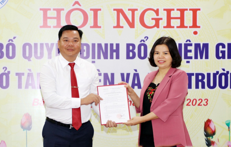 Bắc Ninh có tân Giám đốc Sở Tài nguyên và Môi trường -0