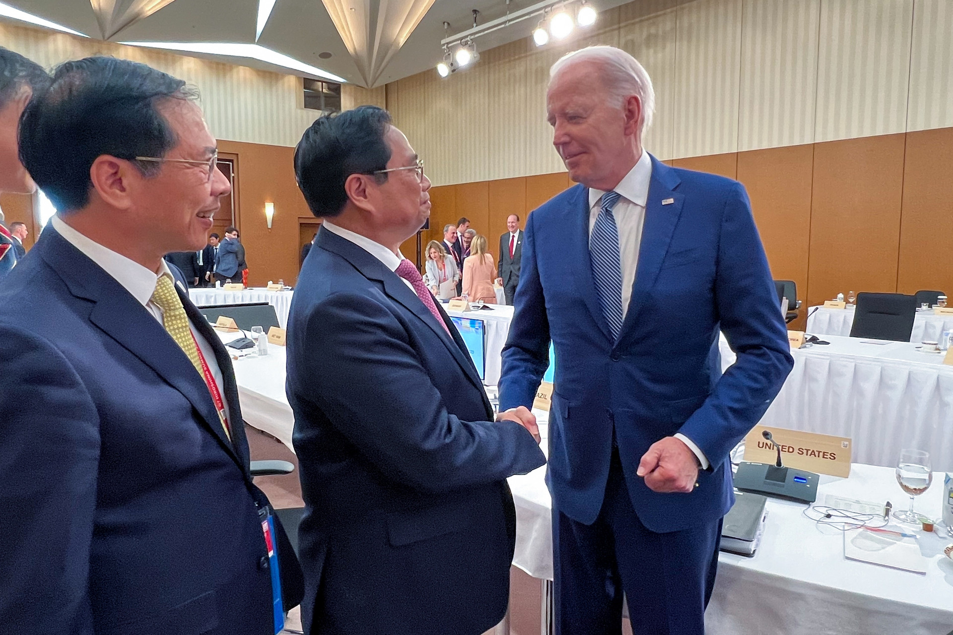 Thủ tướng Phạm Minh Chính gặp Tổng thống Hoa Kỳ Joe Biden - Ảnh 1.