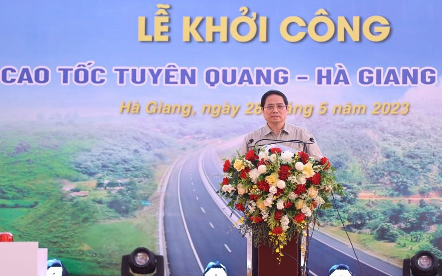 Khởi công dự án hạ tầng giao thông lớn nhất của Hà Giang và Tuyên Quang