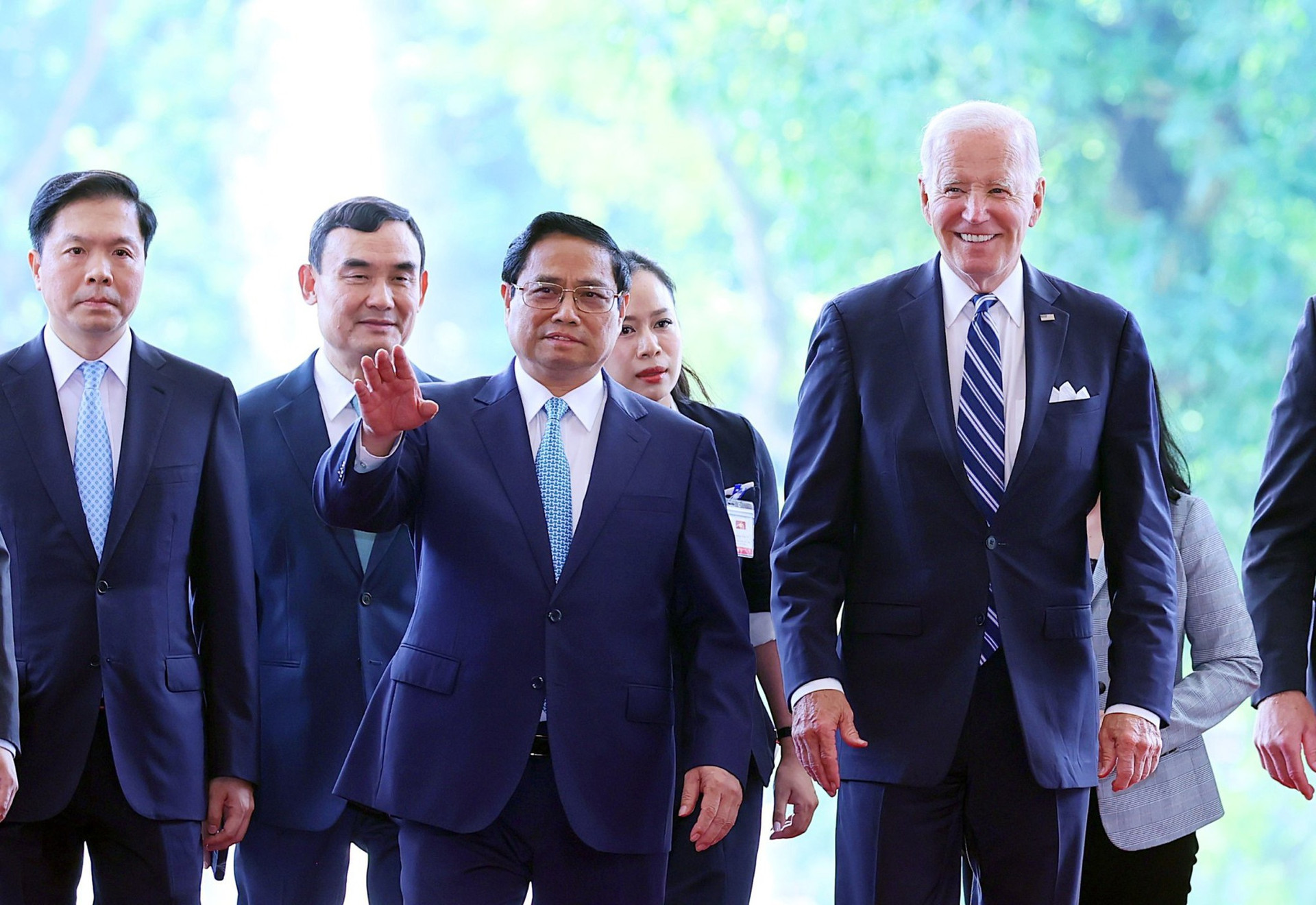 Thủ tướng Phạm Minh Chính hội kiến Tổng thống Hợp chúng quốc Hoa Kỳ Joe Biden - Ảnh 1.
