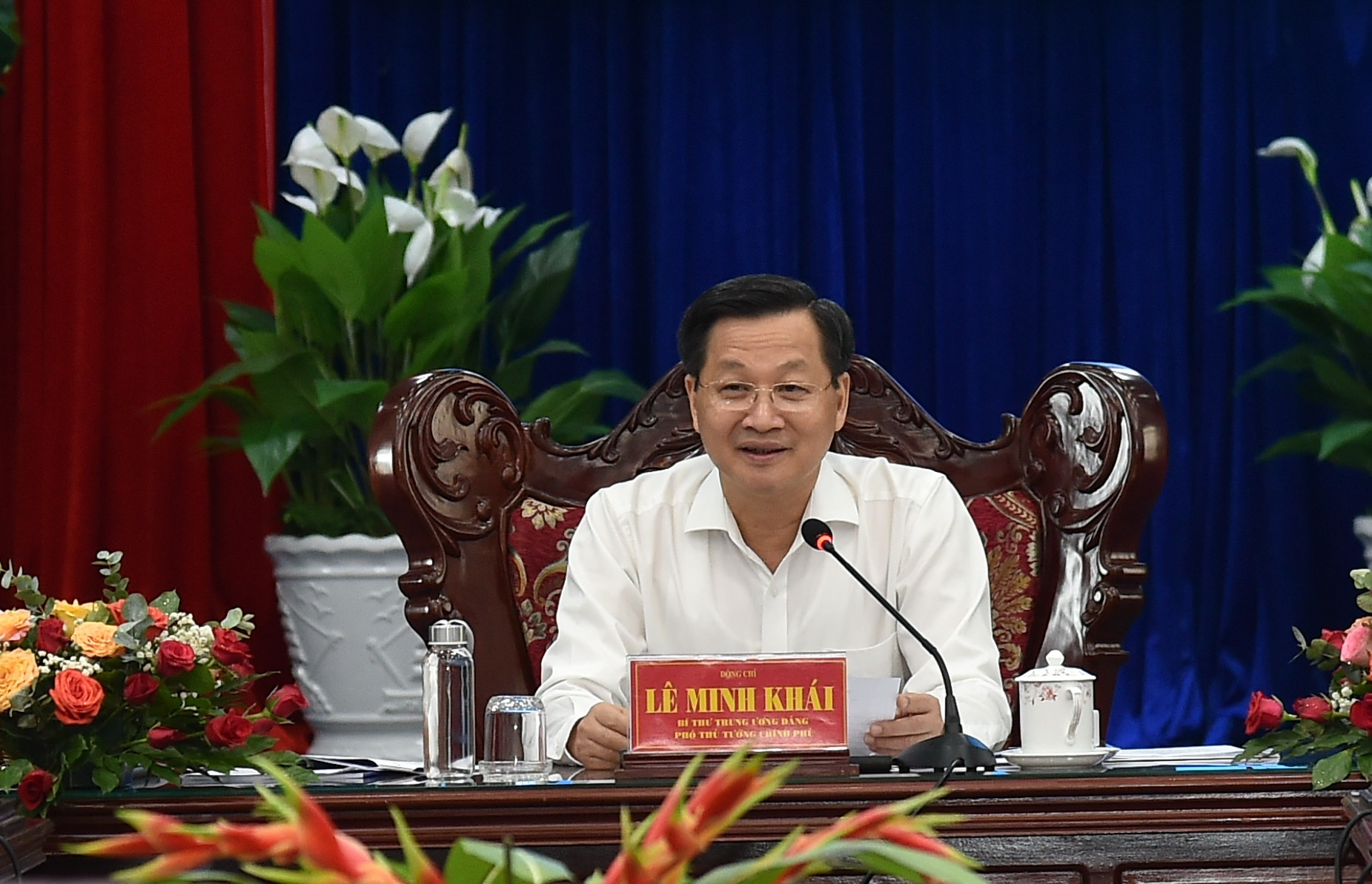 Phó Thủ tướng Lê Minh Khái chủ trì Hội nghị Hội đồng điều phối vùng đồng bằng sông Cửu Long - Ảnh 1.