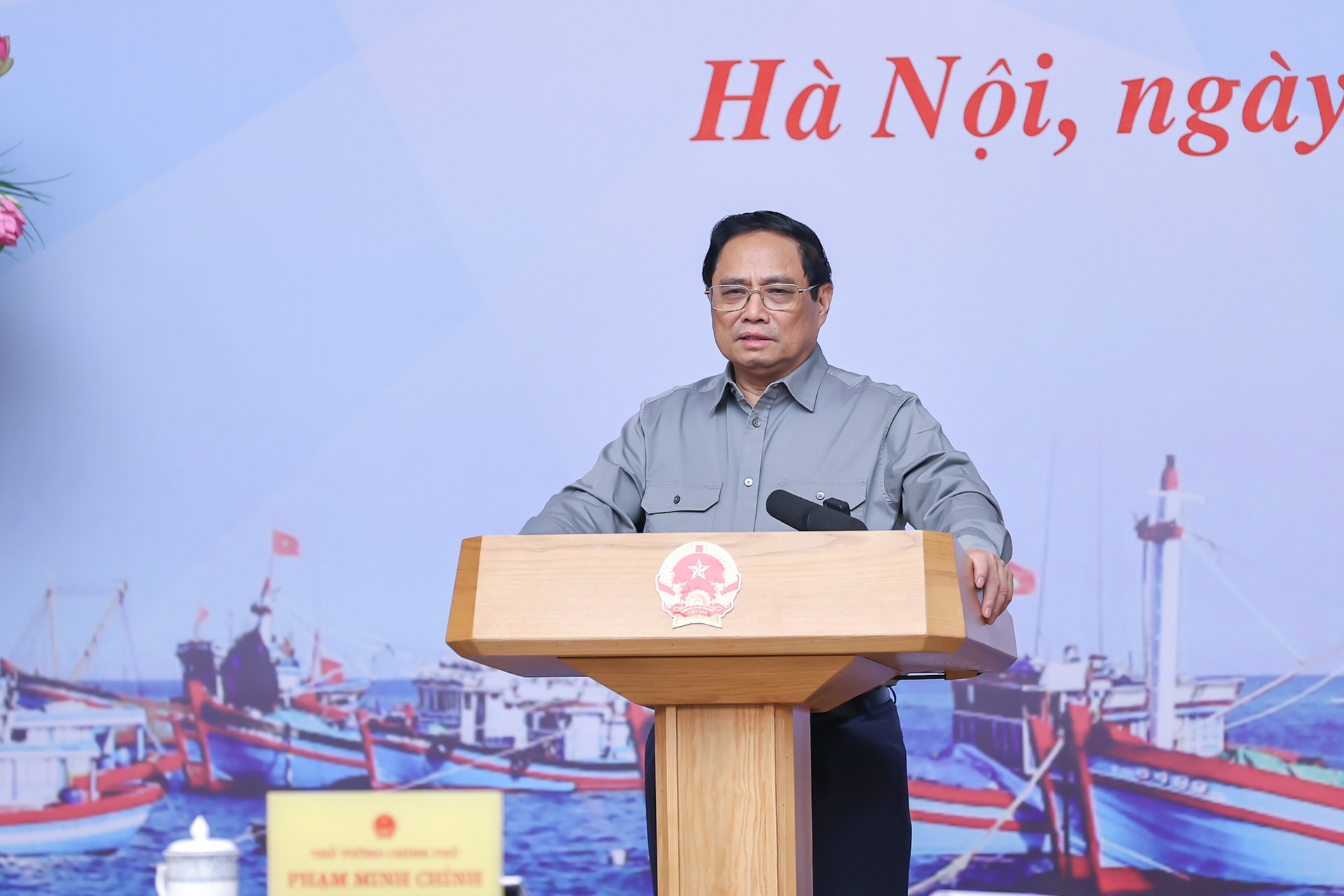 Thủ tướng chủ trì hội nghị thúc đẩy chống khai thác hải sản IUU - Ảnh 1.