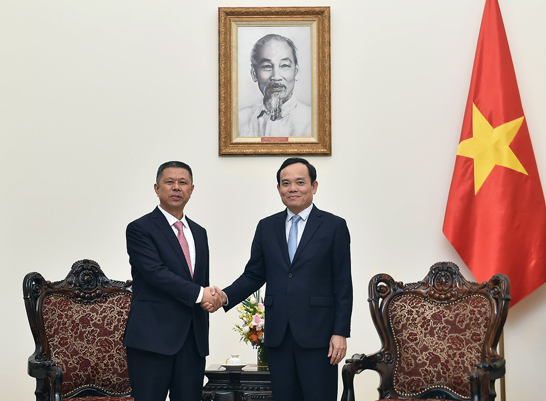 Phó Thủ tướng Trần Lưu Quang tiếp Chủ tịch Tập đoàn Trina Solar - Ảnh 1.