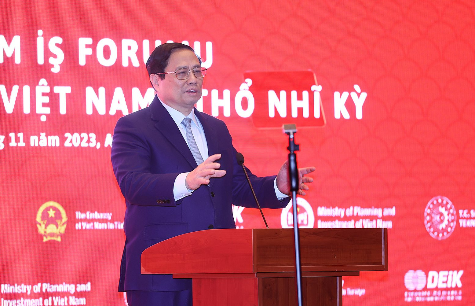 Thủ tướng Phạm Minh Chính dự Diễn đàn doanh nghiệp Thổ Nhĩ Kỳ-Việt Nam- Ảnh 1.
