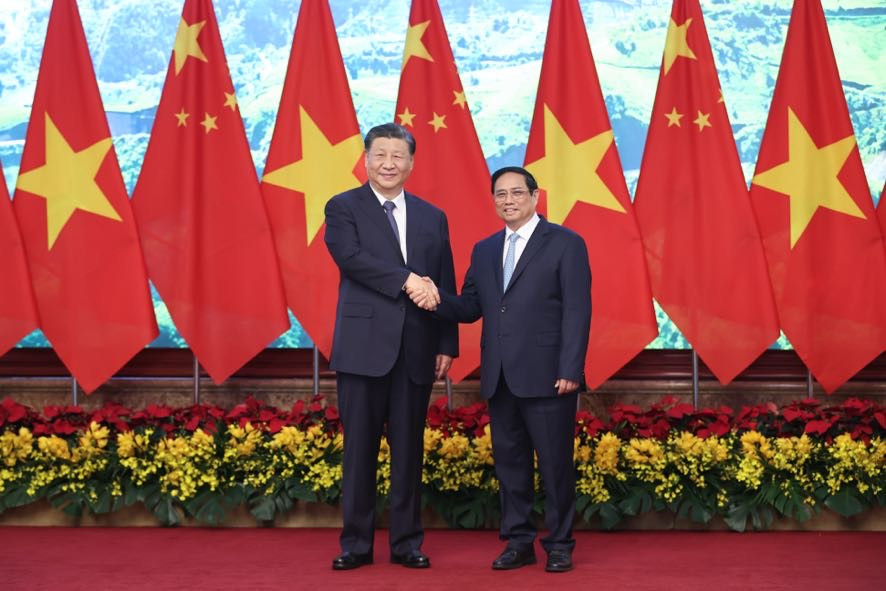 Thủ tướng Phạm Minh Chính hội kiến Tổng Bí thư, Chủ tịch nước Trung Quốc Tập Cận Bình- Ảnh 4.