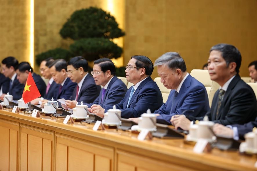 Thủ tướng Phạm Minh Chính hội kiến Tổng Bí thư, Chủ tịch nước Trung Quốc Tập Cận Bình- Ảnh 5.