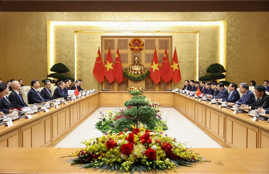 Thủ tướng Phạm Minh Chính hội kiến Tổng Bí thư, Chủ tịch nước Trung Quốc Tập Cận Bình- Ảnh 7.